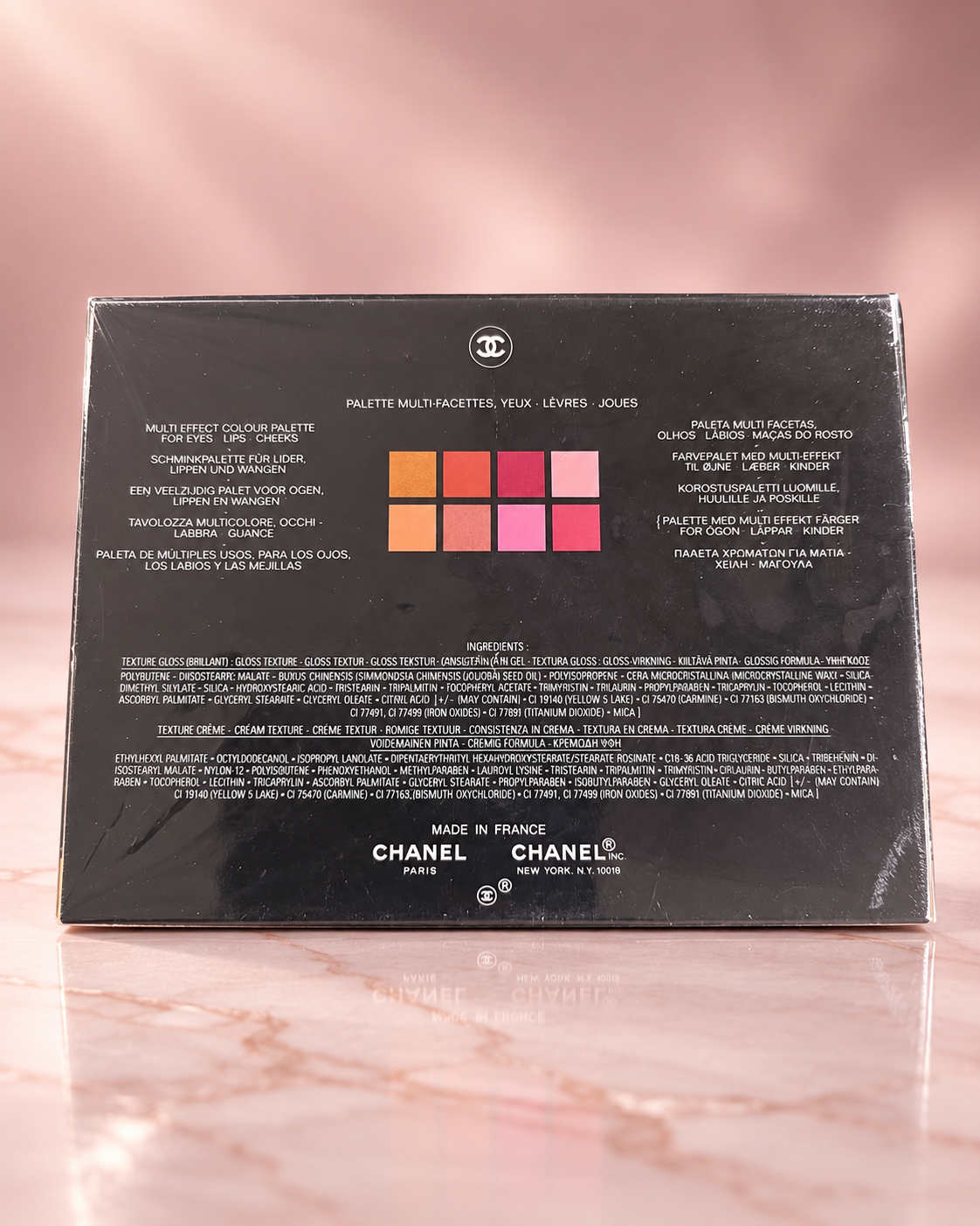 CHANEL Travel Aqualumières – Palette Multi-Effets Yeux, Joues & Lèvres – 8 g