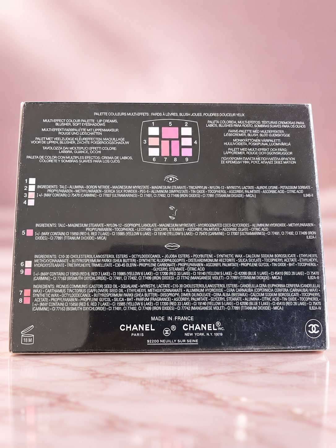 CHANEL Travel Makeup Palette Fly High – Les Essentiels de Maquillage – 12 g